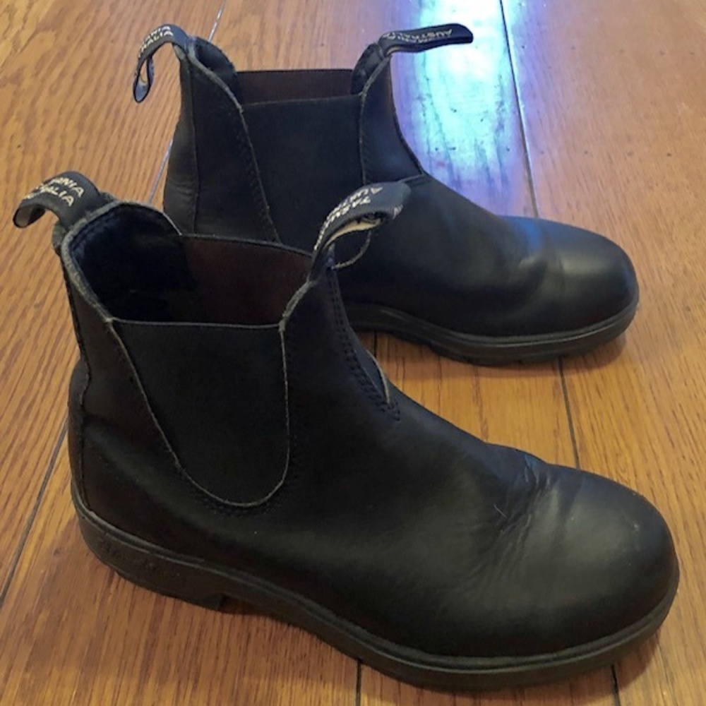Blundstone Boots, Black 4 AU, 5 M, 7 W, Nice!